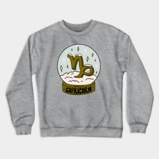 Capricorn Snow Globe Crewneck Sweatshirt